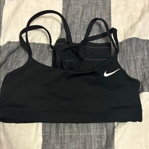 Nike Women's Black and White Sports Bra